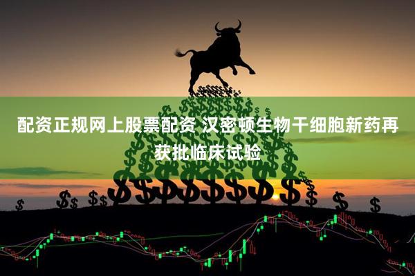 配资正规网上股票配资 汉密顿生物干细胞新药再获批临床试验