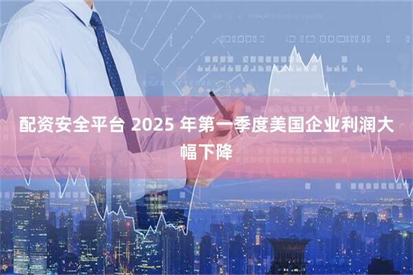 配资安全平台 2025 年第一季度美国企业利润大幅下降