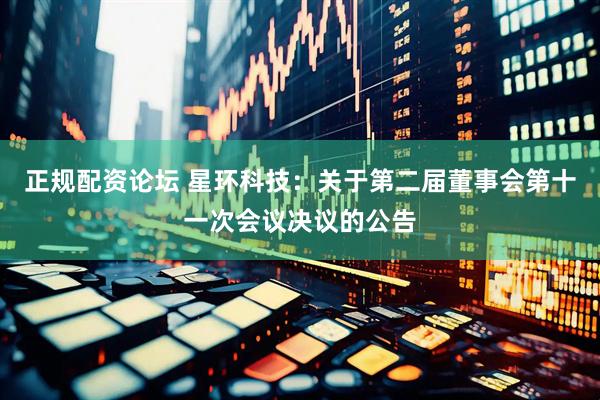 正规配资论坛 星环科技：关于第二届董事会第十一次会议决议的公告